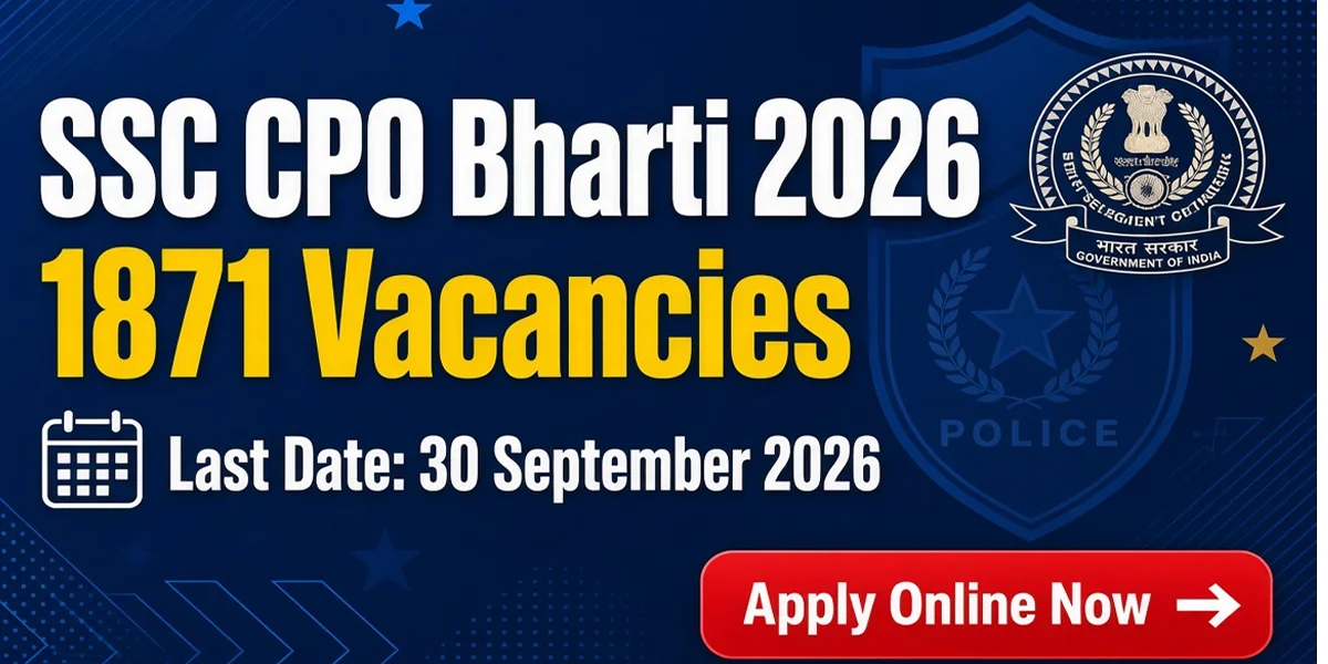 SSC CPO Bharti 2026 - Apply Online